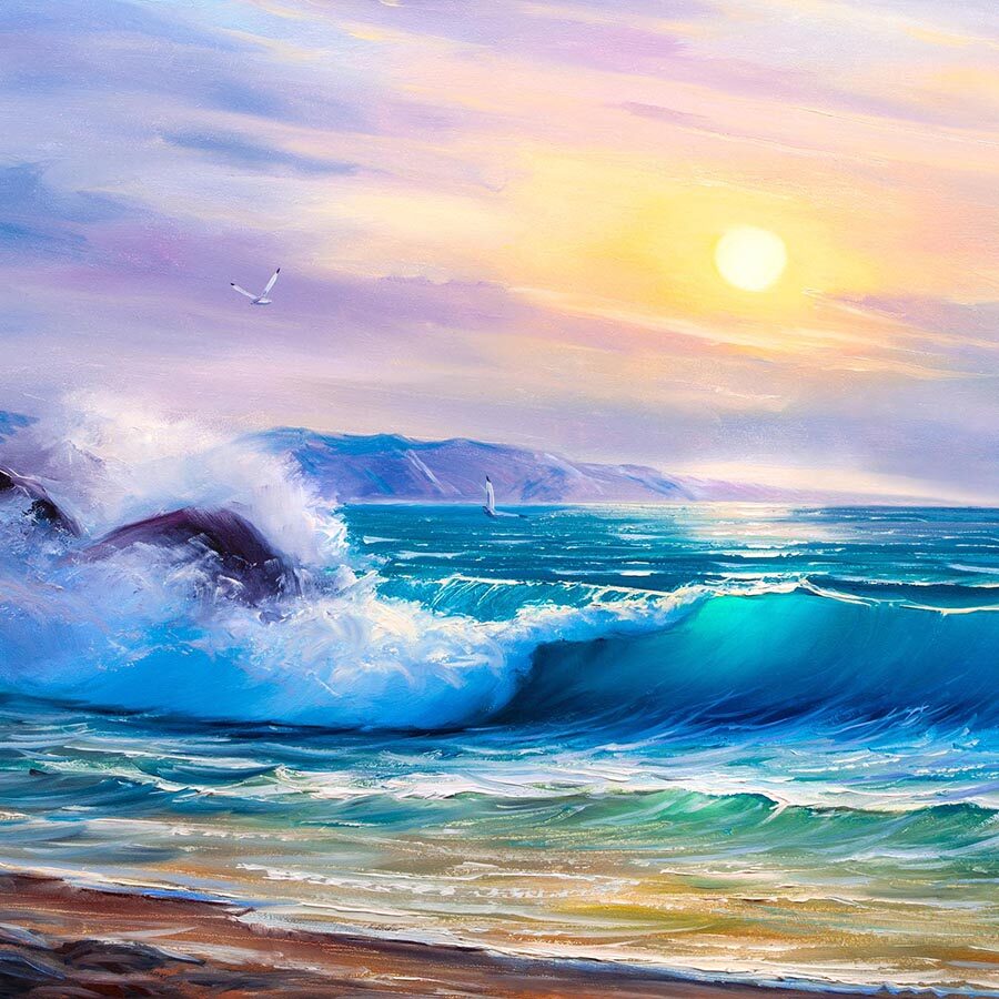 painting seascape